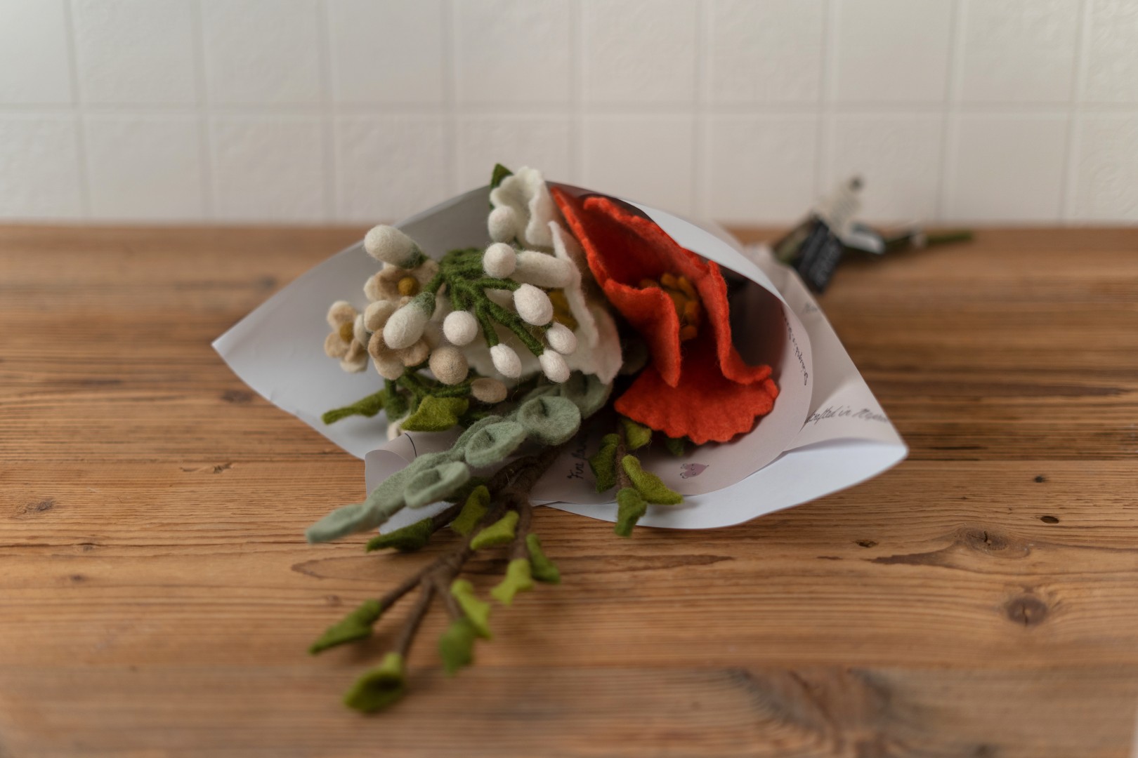 Blumenstrauß aus Filz