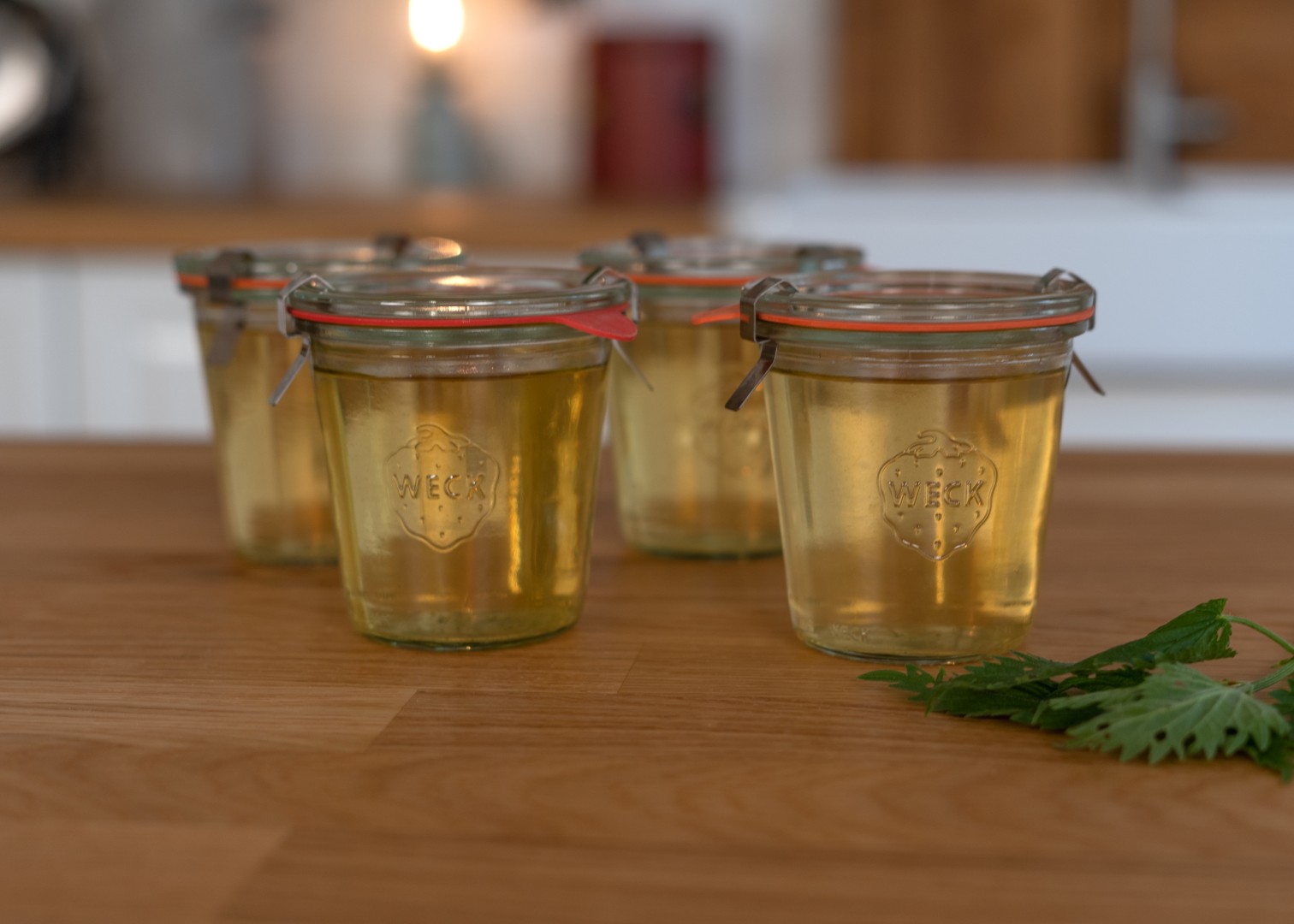 Brennnessel haltbar machen im Glas