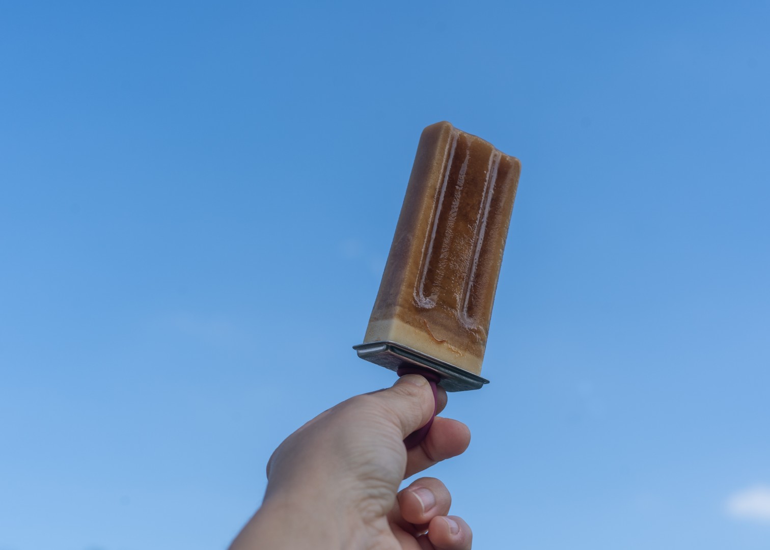 Eiskaffee aber zum Schlecken