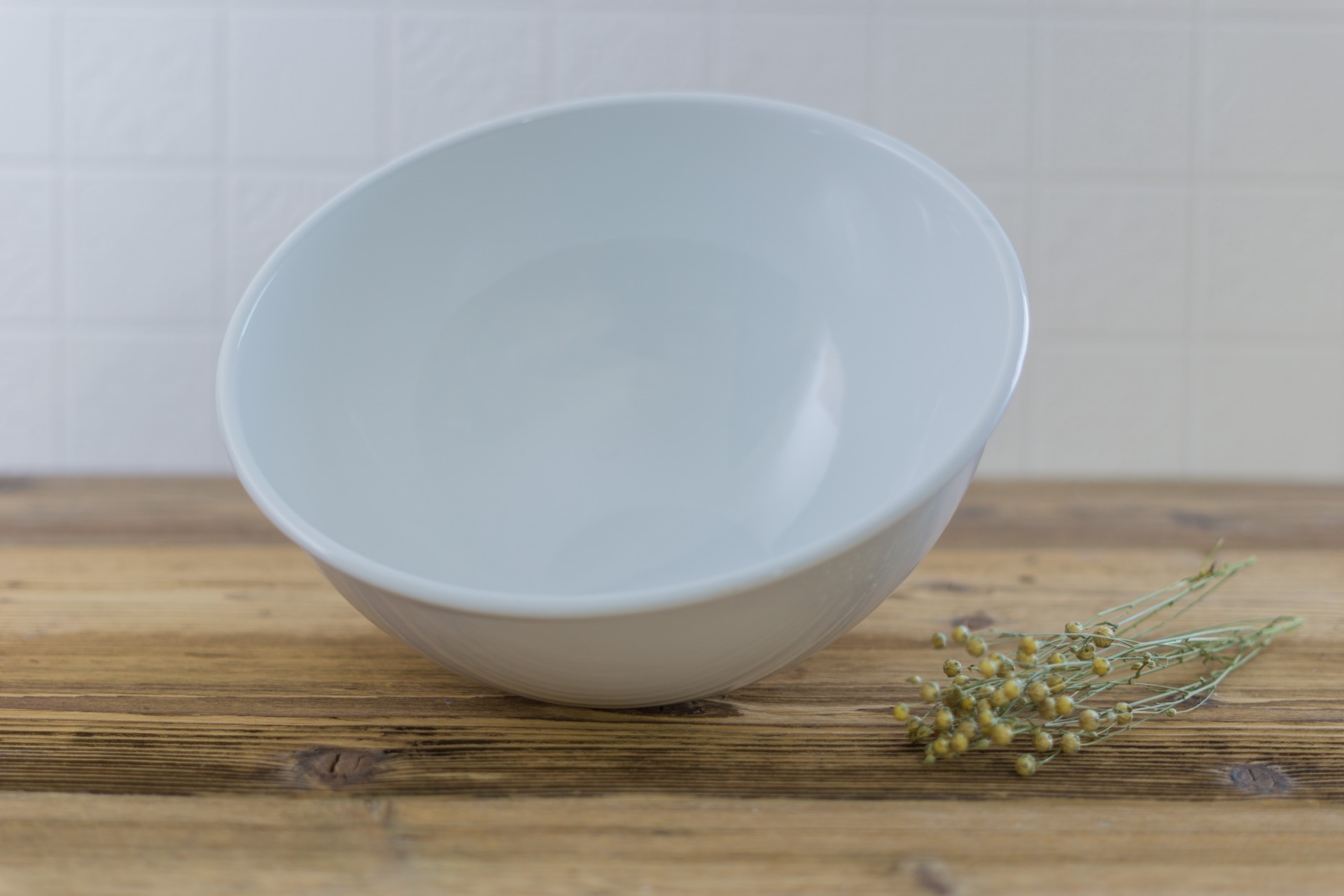 Emailleschüssel weiß