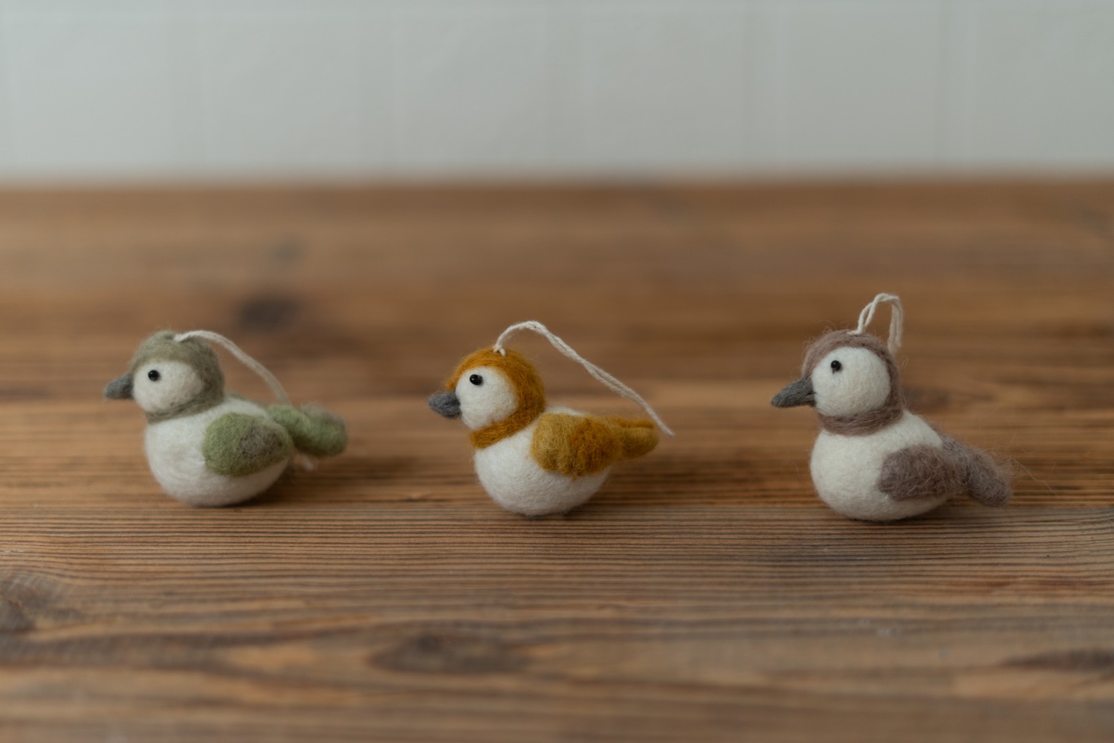 Filz-Spatzen, 3er Set - Gry & Sif